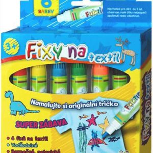 Fixy na textil VODĚ ODOLNÉ Výtvarné a kreativní hračky