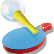 SES CREATIVE Zábavný tenis s bublinami set pěnová pálka s bublifukem a doplňky
