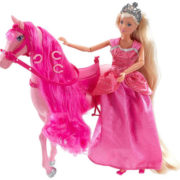 SIMBA Panenka Steffi Princezna 29cm set s koněm a doplňky 2 druhy