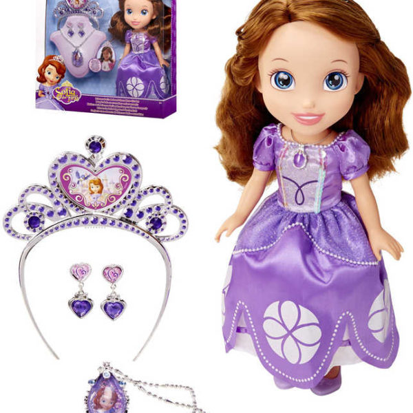 ADC Panenka Princezna Sofie První 36cm set se šperky pohyblivé končetiny