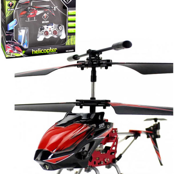 IR Vrtulník na dálkové infra ovládání na baterie 30cm USB dobíjení 3 barvy v krabici