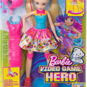 MATTEL BRB BARBIE Panenka na bruslích ve světě her svítící na baterie Světlo