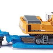 SIKU Tahač s nákladem MAN TG-A set s bagrem Liebherr 974 model 1:87 kov