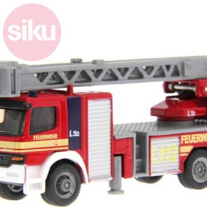 SIKU Auto hasiči s otočným vysouvacím žebříkem model 1:87 kov