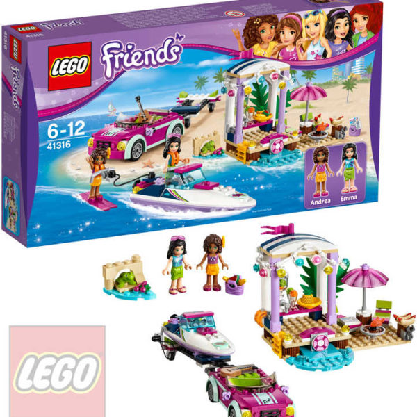 LEGO FRIENDS Andrein vůz s přívěsem pro člun 41316 STAVEBNICE