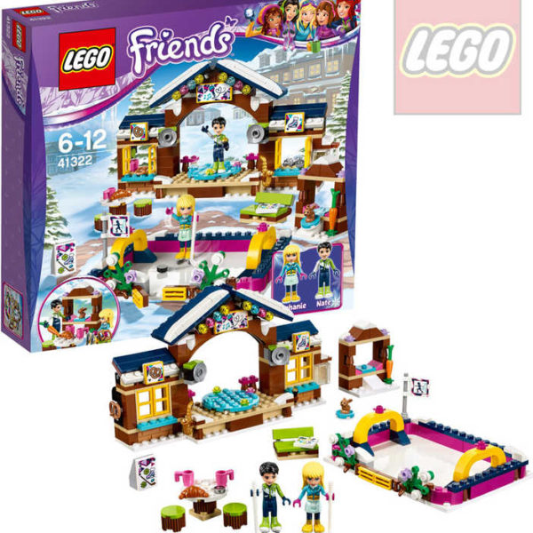 LEGO FRIENDS Kluziště v zimním středisku 41322 STAVEBNICE