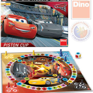 DINO Hra Člověče nezlob se Cars 3 Piston Cup Race (Auta) *SPOLEČENSKÉ HRY*