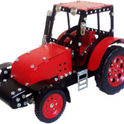 MERKUR Zetor základní set traktor + vlek 646 dílků *KOVOVÁ STAVEBNICE*