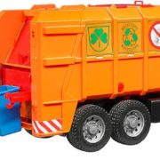 BRUDER 02760 (2760) Set auto nákladní oranžové MAN TGS popeláři + 2 popelnice plast