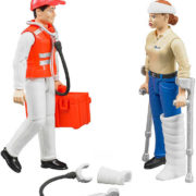 BRUDER 62710 Set zdravotnický záchranář 2 figurky s doplňky 1:16 plast