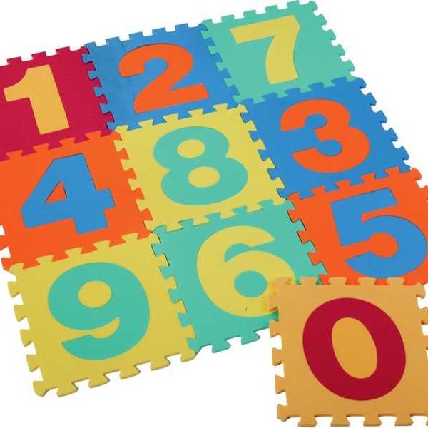Měkké bloky / puzzle na zem 30 x 30 čísla