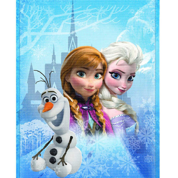 Roletka stínítko do auta s obrázkem Frozen (Ledové Království) 34x52cm