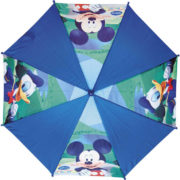 Deštník dětský Mickey Mouse Kačer Donald 75cm Disney modrý mechanický