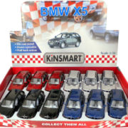 KINSMART Auto model 1:36 BMW X5 kov PB 13cm 4 barvy