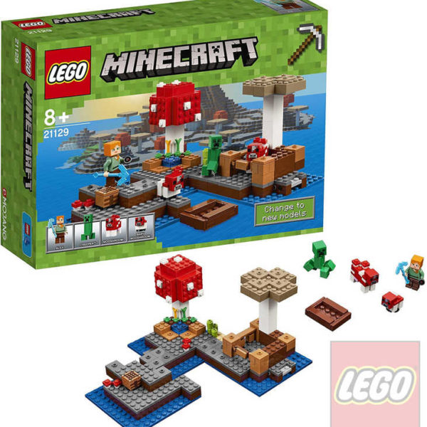 LEGO MINECRAFT Ostrov hub 21129 STAVEBNICE