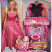 SIMBA Steffi Love panenka 29cm set princezna s toaletním stolkem a židličkou