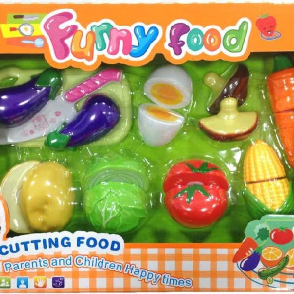 Kuchyňská krájecí zelenina potraviny na suchý zip set s nožíkem a doplňky plast