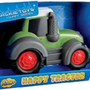 DICKIE Traktor Happy s očima 25cm volný chod 2 barvy plast