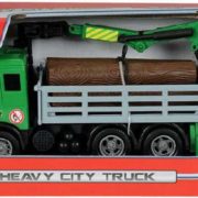 DICKIE Auto funkční nákladní 25cm Heavy City Truck set s doplňky 4 druhy plast
