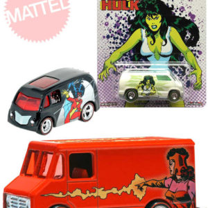 MATTEL HOT WHEELS Marvel Auto angličák 1:64 Pop Culture 5 druhů kov na kartě