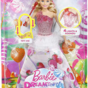 MATTEL BRB Panenka Barbie 29cm Dreamtopia princezna jahůdková Světlo Zvuk