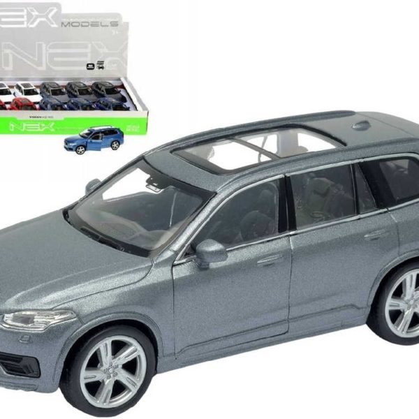 WELLY Auto kovové 12cm Volvo XC 90 model 1:36 volný chod 4 barvy WELLY Auto kovové 12cm Volvo XC 90 model 1:36 volný chod 4 barvy