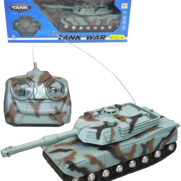 RC Tank 23cm na dálkové ovládání na baterie plast