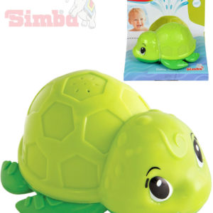 SIMBA Baby želvička do vody 11cm na baterie s vodotryskem plast pro miminko