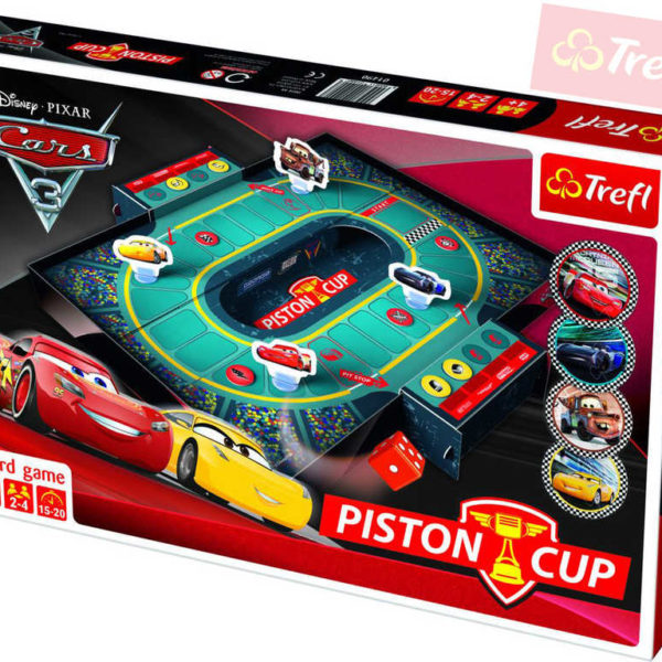 TREFL Hra Piston Cup Cars 3 (Auta) *SPOLEČENSKÉ HRY*