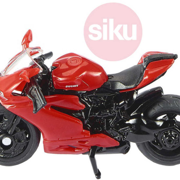 SIKU Motorka červená Ducati Panigale 1299 model kov 1385