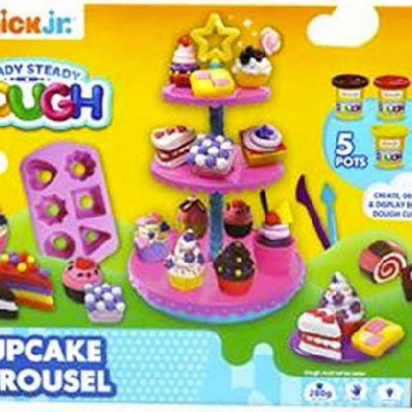 Modelína Cupcake Carousel výroba dortíčků kreativní set s formičkami a tvořítky