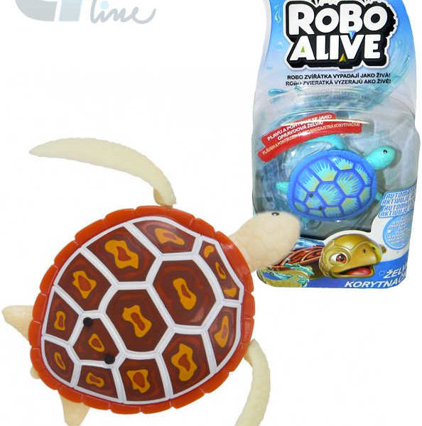 EP Line Robo Alive želva na baterie plave ve vodě chodí po souši plast 2 druhy