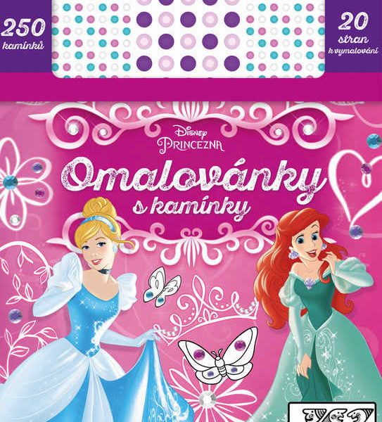JIRI MODELS Omalovánky s kamínky Disney Princess JIRI MODELS Omalovánky s kamínky Disney Princess