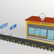 RegioJet sada vlaková vagón + koleje 4ks rozšíření k vláčkodráze plast