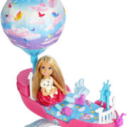 MATTEL BRB Panenka Barbie Kouzelná loď snů herní set s doplňky plast v krabici
