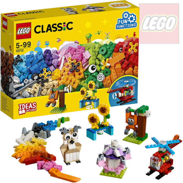 LEGO CLASSIC Kostky a ozubená kolečka STAVEBNICE 10712