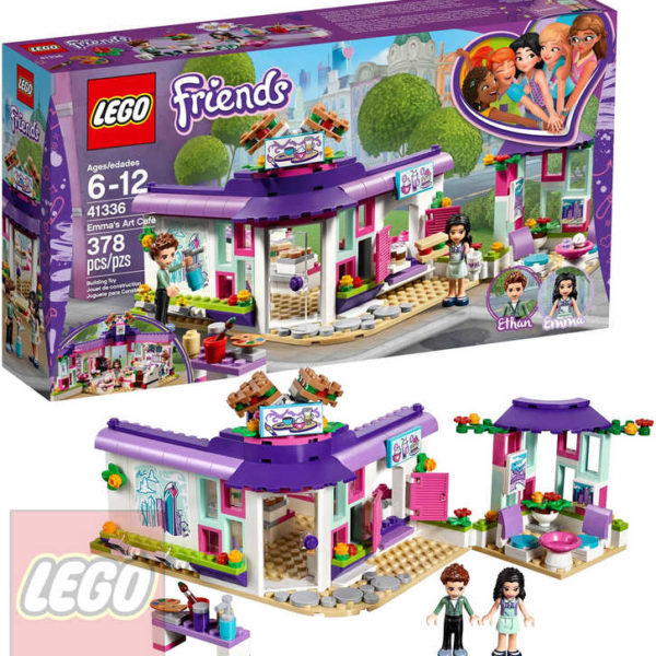 LEGO FRIENDS Emma a umělecká kavárna STAVEBNICE 41336