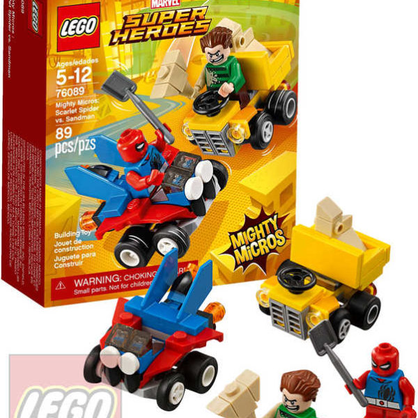 LEGO SUPER HEROES Mighty Micros: Scarlet Spider vs. Sandman STAVEBNICE 76089