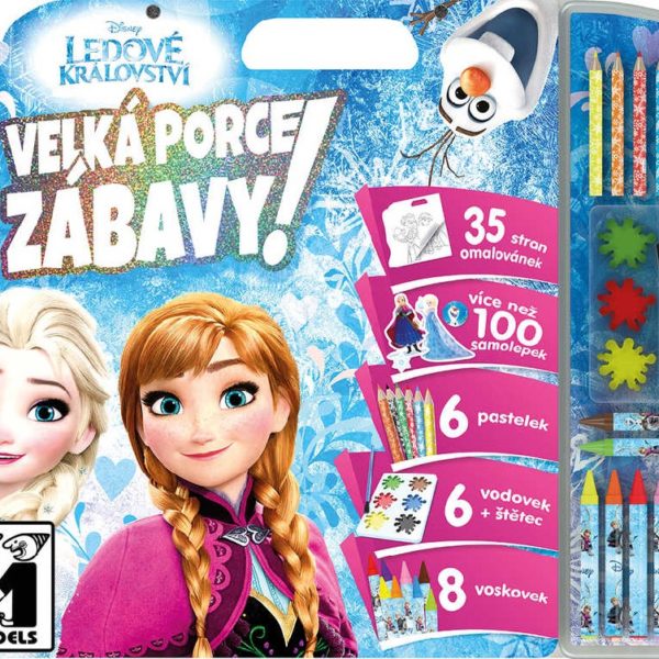 JIRI MODELS Mega omalovánkový set se samolepkami Frozen (Ledové Království)