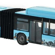 MAJORETTE Autobus kloubový / nákladní auto s přívěsem volný chod kov 9 druhů