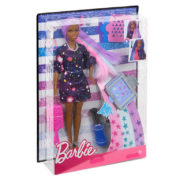 MATTEL BRB Panenka Barbie žužu kouzelné vlasy černoška set s doplňky