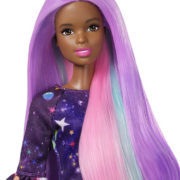 MATTEL BRB Panenka Barbie žužu kouzelné vlasy černoška set s doplňky