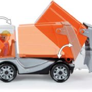 LENA Truckies popeláři 25cm set baby autíčko + panáček 01623 plast