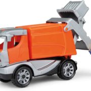 LENA Truckies popeláři 25cm set baby autíčko + panáček 01623 plast