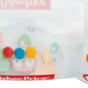 FISHER PRICE Baby válec nafukovací s míčky na lození transparentní