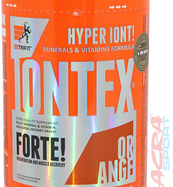 ACRA Extrifit Iontex Forte 600 g orange SV30 výživový doplněk pro sportovce