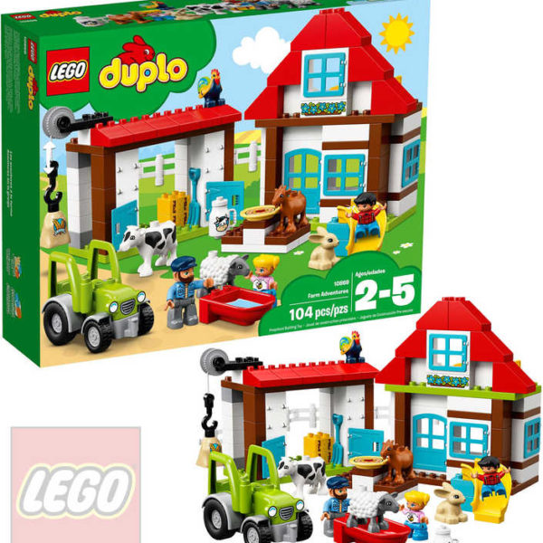 LEGO DUPLO My Town Dobrodružství na farmě 10869 STAVEBNICE LEGO DUPLO My Town Dobrodružství na farmě 10869 STAVEBNICE