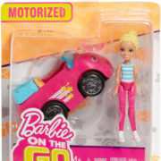 MATTEL BRB Barbie On The Go mini panenka kloubová set s vozítkem jezdí