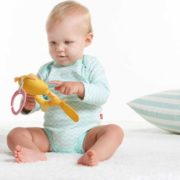 TINY LOVE Baby pískátko bobřík Albertina Tiny Smarts pro miminko