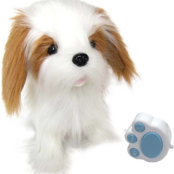 RC Pejsek Tlapka na dálkové ovládání chodí štěká na baterie Zvuk RC Pejsek Tlapka na dálkové ovládání chodí štěká na baterie Zvuk